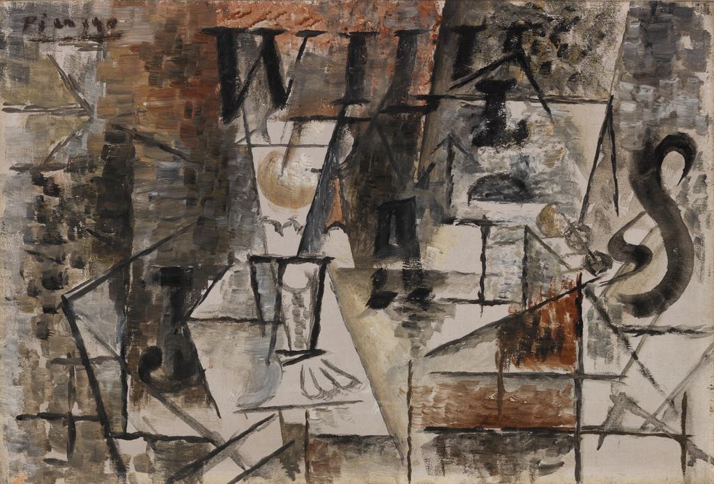 Barnes Collection Online — Pablo Picasso: Packet of Cigarettes and