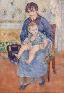 Barnes Collection Online — Pierre-Auguste Renoir: Young Mother