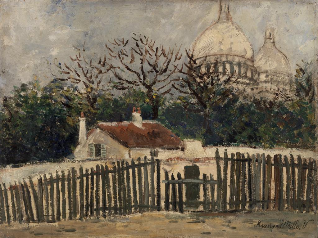 Barnes Collection Online — Maurice Utrillo: Sacré Coeur, Montmartre