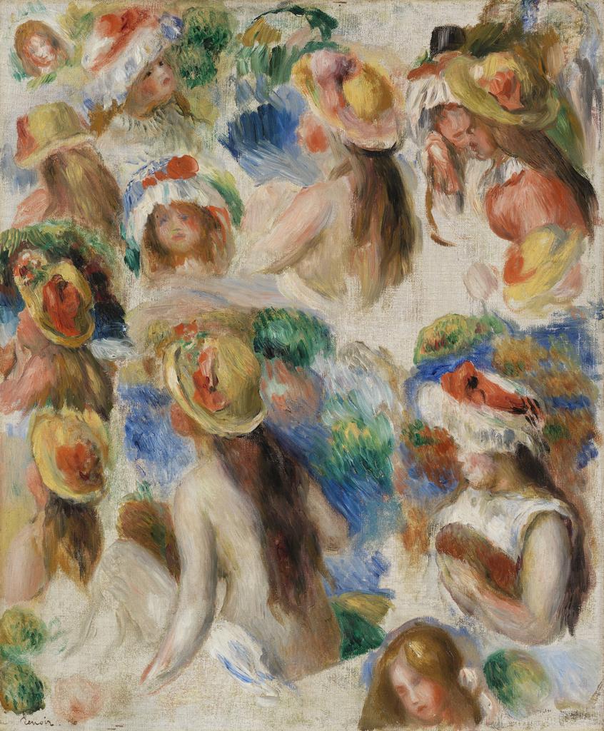 Barnes Collection Online — Pierre-Auguste Renoir: Study of Heads