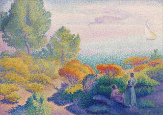 Barnes Collection Online — Henri Cross: Two Women by the Shore 