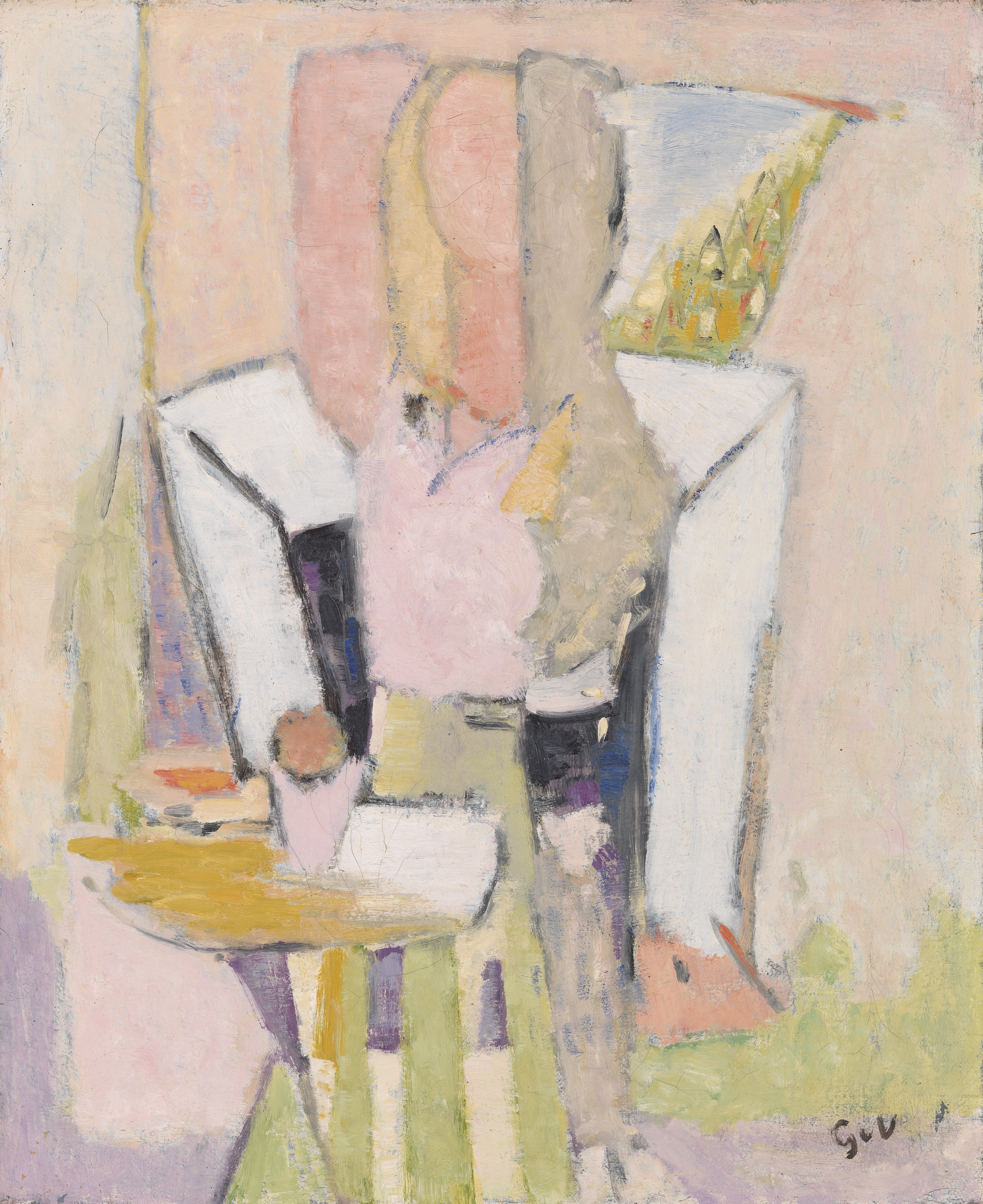 Seated Figure at Table
